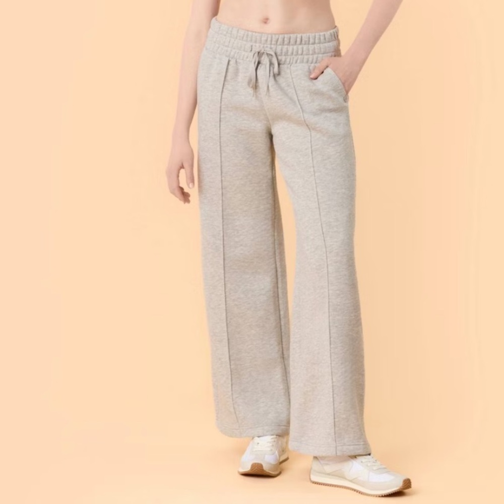 New Blogilates Sweatpants Heathered Gray Size S
